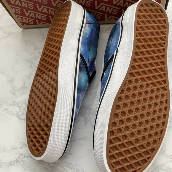 VANS Women’s NIB Classic Slip On Shoes Galaxy Blue - Picture 5 of 10